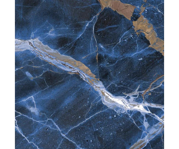 Dlažba jako mramor Naxos Rhapsody Universe Pol. Ret. 60x60 - modrá