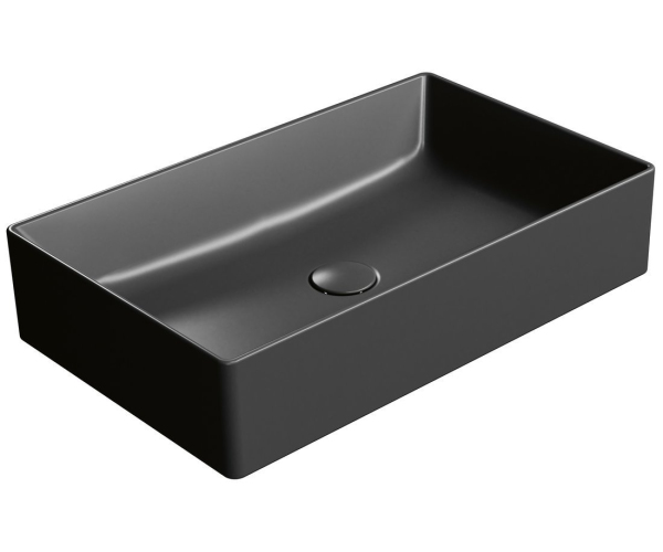 Gsi Kube X Keramické Umyvadlo Na Desku, 60x37cm, černá Mat
