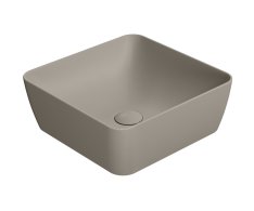 Gsi Sand/nubes Keramické Umyvadlo Na Desku 38x38cm, Tortora Mat
