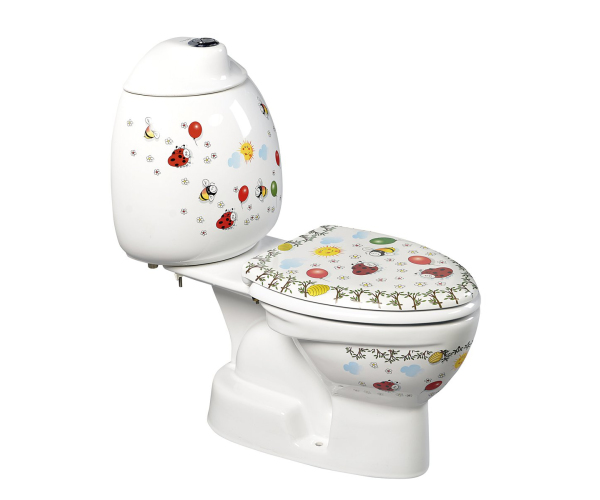 Creavit Kid Wc Kombi Dětské, Spodní Odpad, Dekor