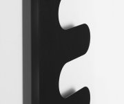 Sapho Evolla Otopné Těleso 490x1390mm, černá Mat