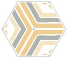 Codicer Jasmine Yellow 22x25 Hexagonal