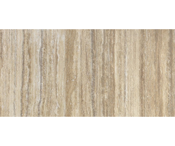 Dlažba jako kámen Del Conca Stone Edition HSE9 Travertino Moka Vein Cut 60x120 Nat. Rett. - béžová