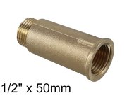 Prodloužení - Mosaz - 3/8" X 20mm 07660MZ3820