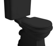 Kerasan Retro Wc Kombi Mísa 38,5x72cm, Zadní Odpad, černá Mat