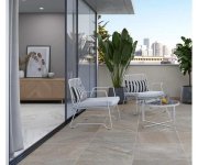 Dlažba jako kámen Deceram PAM Atrium Monsoon Opalo 60,8x60,8 - šedá (skladem)