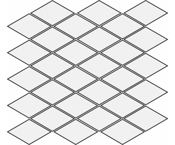 Mozaika jako kámen EdimaxAstor Slaty Mosaico Rombo (8x5) Multicolor 26x28 - bílá