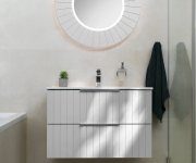 Sapho Cirasa Strip Umyvadlová Skříňka 79,8x52x46cm, Bílá Mat