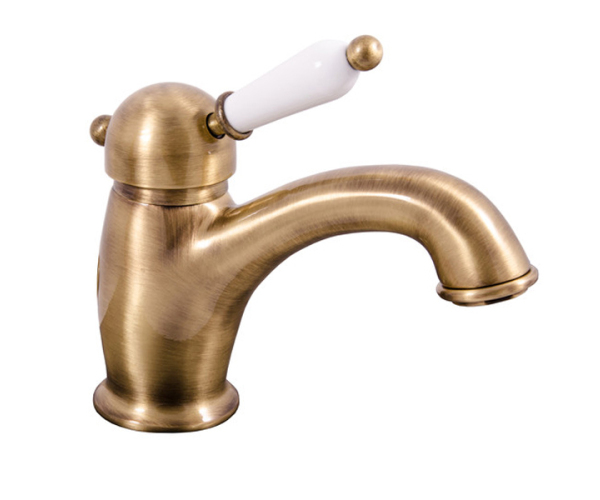 Umyvadlová baterie bez výpusti LABE Stará mosaz (Bronz) 1/2" L526.5SM