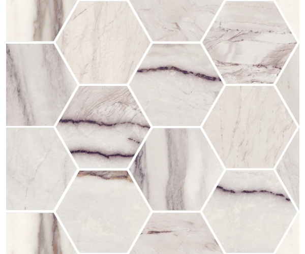 Mozaika jako kámen Sant Agostino Star Maxi Class Marble Purple 30x34,5 Kry. Rett.