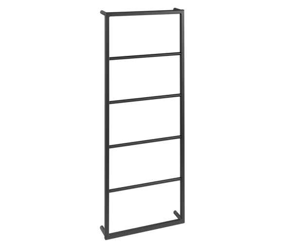 Sapho Ska Nástěnný Sušák Ručníků 450x1150x100mm, černá Mat