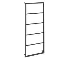 Sapho Ska Nástěnný Sušák Ručníků 450x1150x100mm, černá Mat