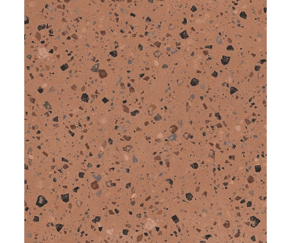 Dlažba jako terrazzo APE Argillae Coccio Coral 60X60 Rett. - cihlová