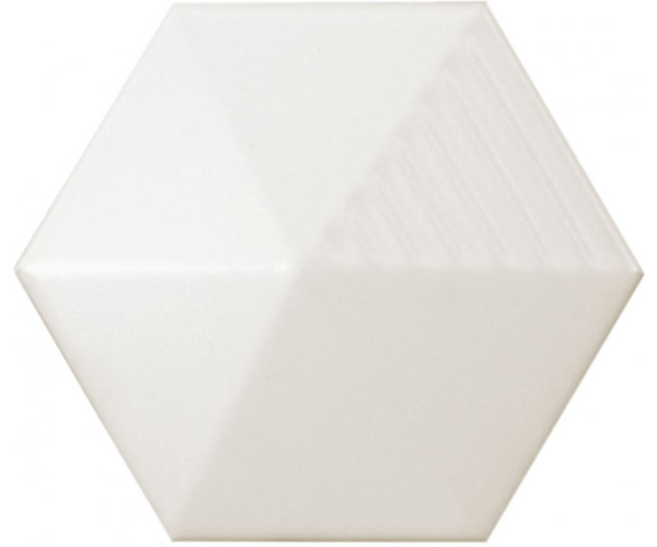 Extravagantní obklad Equipe Magical 3 Umbrella White Matt 10,7x12,4 - bílá