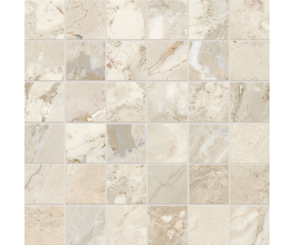 Mozaika jako kámen Bottega Blend Almond Mosaico T36 30x30 Nat. - béžová