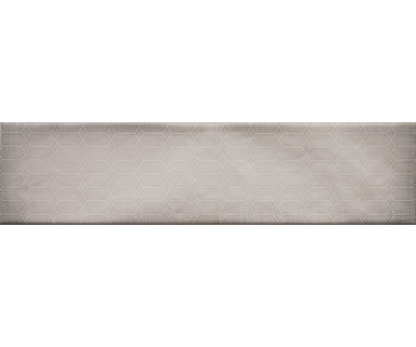 Retro obklad Deceram Tribeca Ash Deco 10x40 - šedá (skladem)