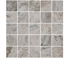 Sant Agostino Metastone Mosaico Fog 30x30 Nat. Rett.