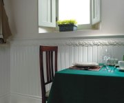 Retro obklad Grazia Boiserie Bianco Craquele 20x80 Luc. - bílá