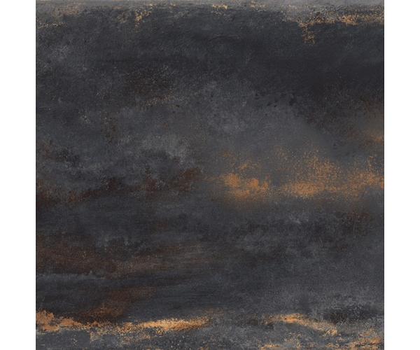 Dlažba jako kov Sichenia Me_Tal Black 60x60 Rett.