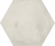Retro dlažba Marca Corona Terra.Art Bianco Esagono 25x21,6 - bílá