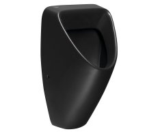 Cerastyle Schwarn Black Keramický Urinál, Zadní Přívod, Zadní Odpad, černá Mat