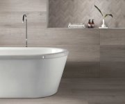 Dlažba jako dřevo Serenissima Newport 2.0 New Ash Rett. 20x120 - šedá