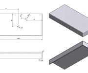 Sapho Tailor Rockstone Deska 190x50 Cm, Provedení Límce R