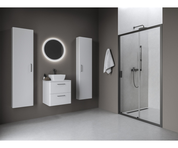 Sprchové dveře Blix II NBLDP2 - NBLDP2 120, grafit metalický+transparent