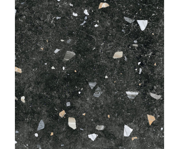 Dlažba jako terrazzo Codicer Sonar Dark 66x66 - antracitová