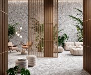 Dlažba jako terrazzo Sant Agostino Venistone Grey 60x120