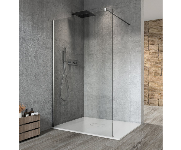 Gelco Vario Chrome Jednodílná Sprchová Zástěna K Instalaci Ke Stěně, čiré Sklo, 1200 Mm