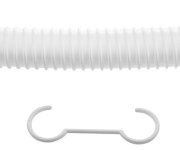 Bruckner Flexy Dřezový Sifon Flexibilní 6/4", Dn40, Bílá