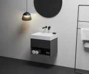 Umyvadlo Lite, bez otvoru pro baterii, bez přepadu - Umyvadlo Lite 60, bez otvoru pro baterii, bez přepadu XJX01360000