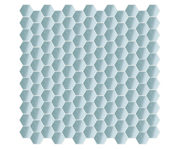 Mozaika Appiani Eden Celestiale 30x30 Hexagon Luc. - modrá
