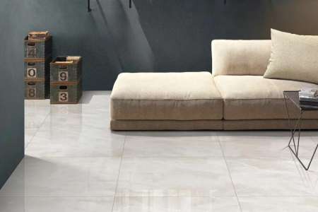 Dlažba jako mramor v odstínu béžové Deceram I Marmi Nuvola Bianco 60x60