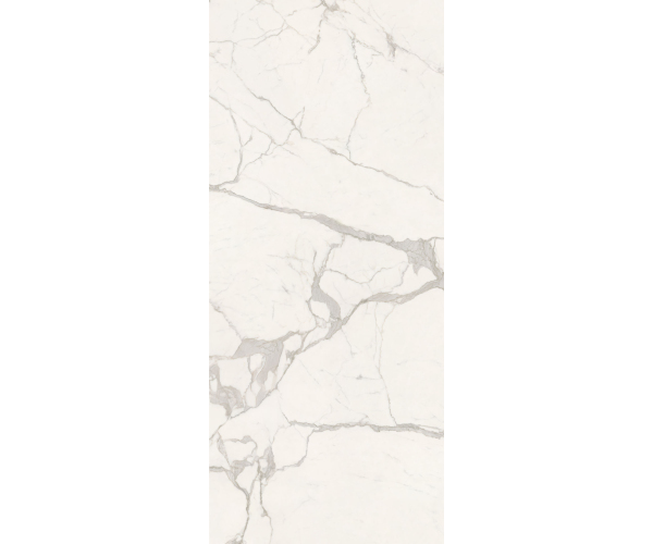 Dlažba jako mramor Caesar Anima Futura Majestic White 120x278 Silk Rett. - bílá