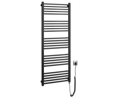 Sapho Metro-e Elektrické Otopné Těleso Rovné 500x1340mm, 500 W, černá Mat