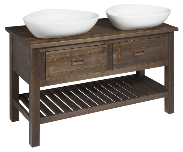 Sapho Brand Umyvadlová Skříňka 130x73x50cm, Mořený Smrk