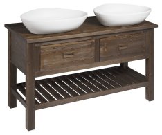 Sapho Brand Umyvadlová Skříňka 130x73x50cm, Mořený Smrk