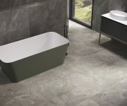 Dlažba jako mramor APE Augustus Grey Natural Rett. 60X120 - šedá