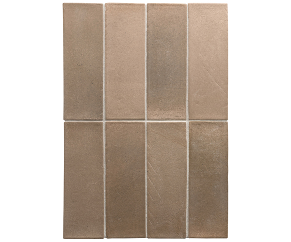 Dlažba jako beton Equipe Miyako Amber Brown Matt 5x15 Mat. - hnědá