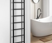 Sapho Dina Otopné Těleso 350x1680mm, černá Mat