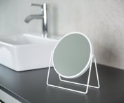 Ridder Summer Kosmetické Zrcátko Na Postavení, ø 160mm, Oboustranné, Bílá