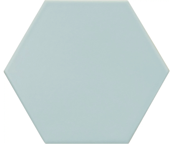 Dlažba Equipe Kromatika Bleu Clair 11,6x10,1 Hexagon Matt - modrá