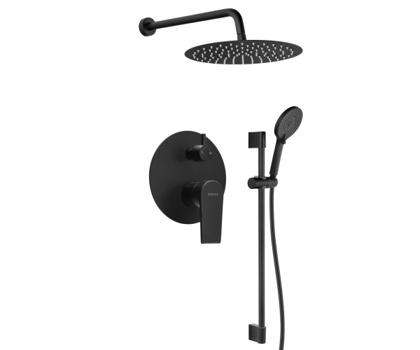Sapho Kai Podomítkový Sprchový Set S Pákovou Baterií, Otočný Přepínač, 2 Výstup