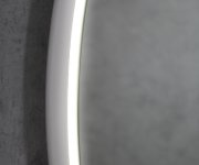 Sapho Float Kulaté Zrcadlo S Led Podsvícením ø 60cm, Bílá