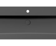 Gsi Kube X Keramické Umyvadlo 120x47cm, Broušená Spodní Hrana, černá Mat