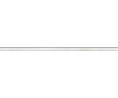 APE Alexandria Moldura White 2x60 Matt. Rett.