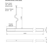 Sapho Lorea Led Pásek 161cm, 1,6w, 6000k