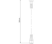 Sapho Softflex Plastová Sprchová Hadice, 120cm, Gun Metal